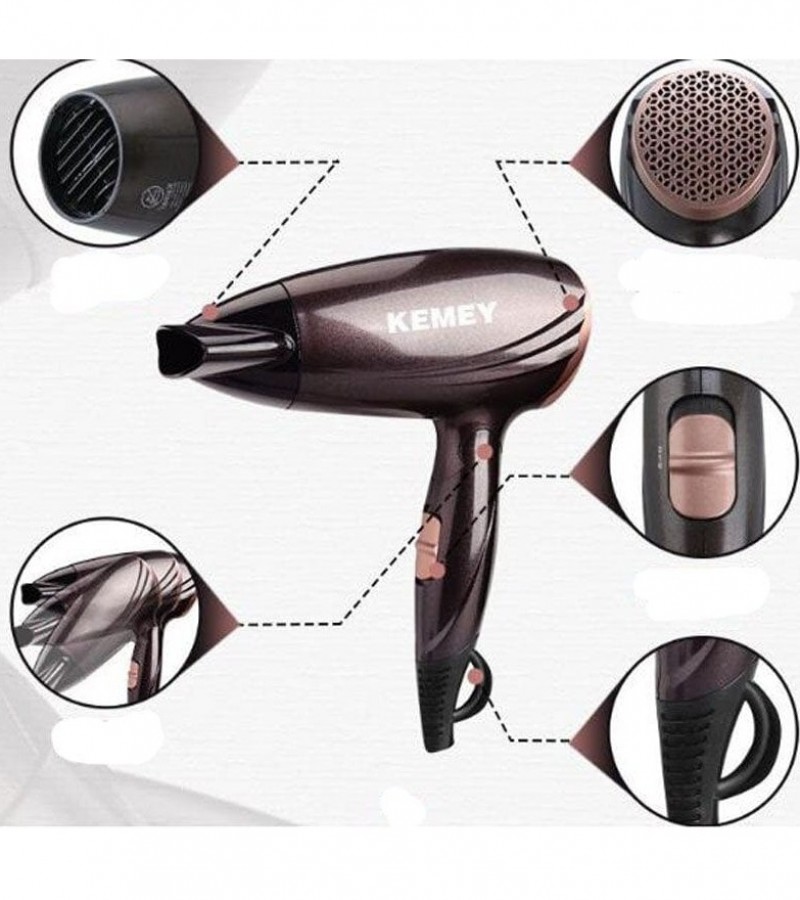 Kemei KM-3272 foldable 2000 high power hair dryer