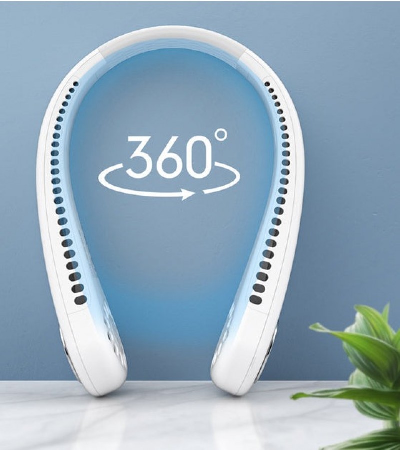Portable Neck Fan Electric Wireless Fan Rechargeable USB Mini Fan Bladeless Personal Fans