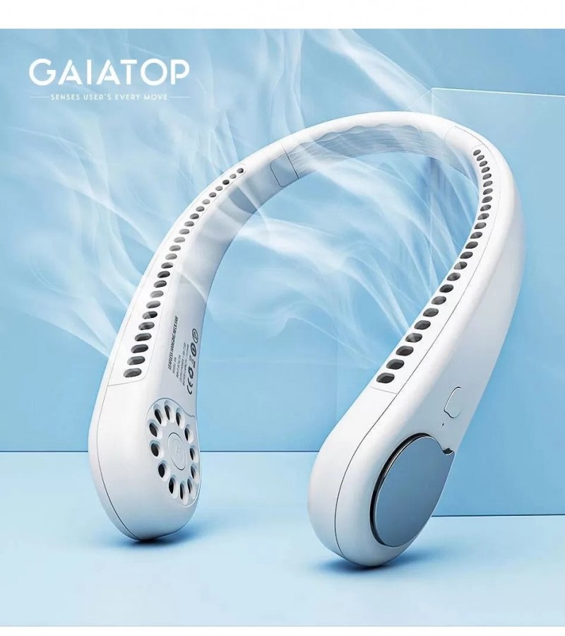 Portable Neck Fan Electric Wireless Fan Rechargeable USB Mini Fan Bladeless Personal Fans