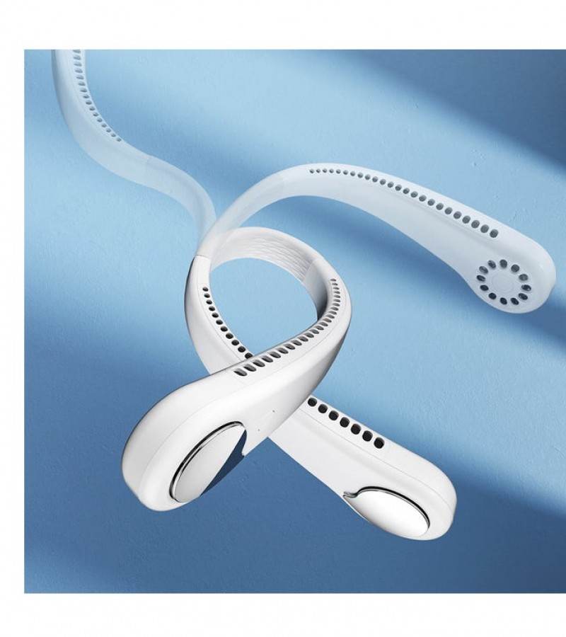 Portable Neck Fan Electric Wireless Fan Rechargeable USB Mini Fan Bladeless Personal Fans
