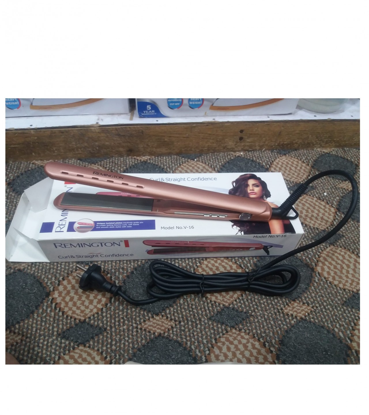 REMINGTON PROFESSIONAL HAIR STRAIGHTENER & CURLER
