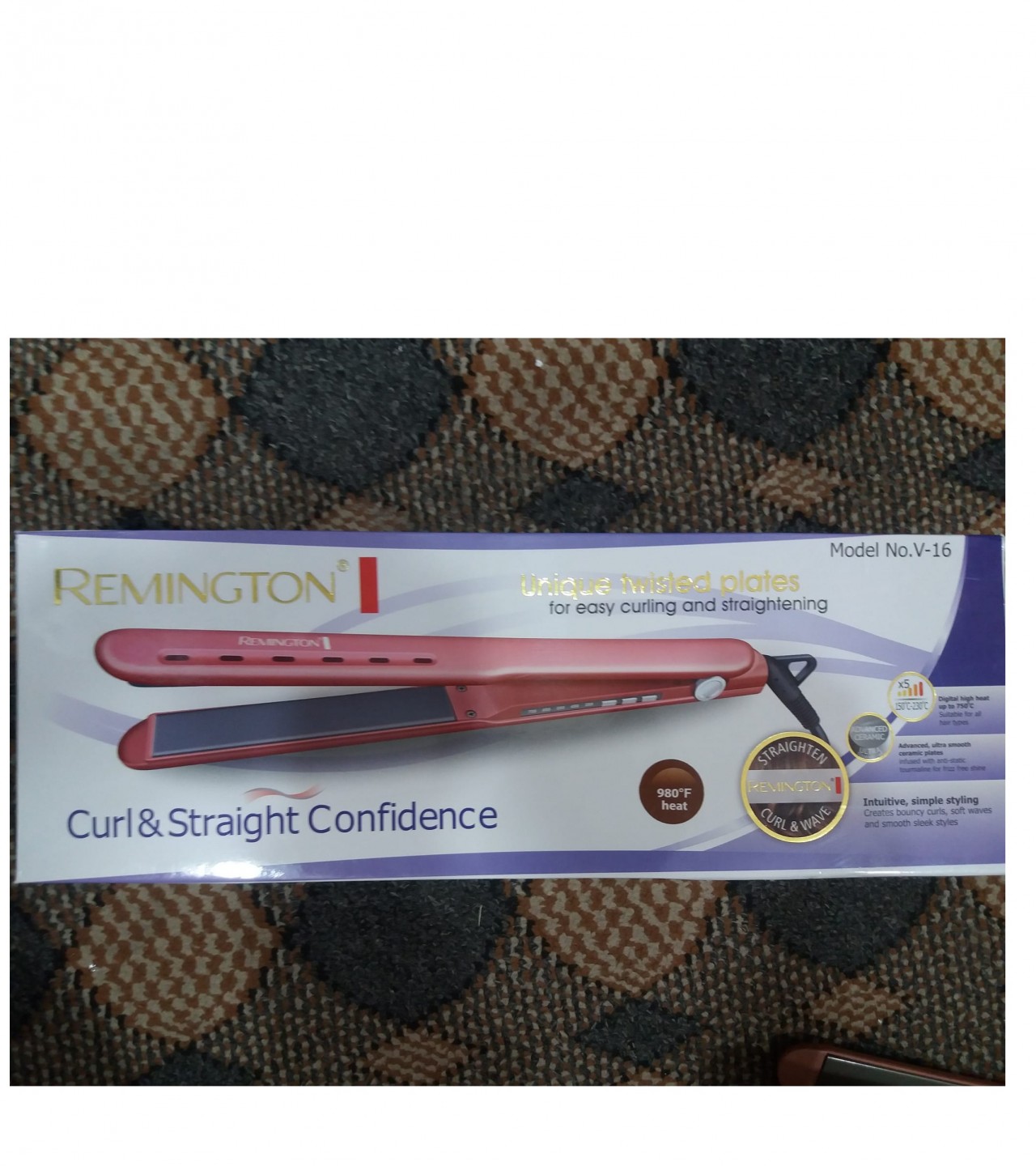REMINGTON PROFESSIONAL HAIR STRAIGHTENER & CURLER